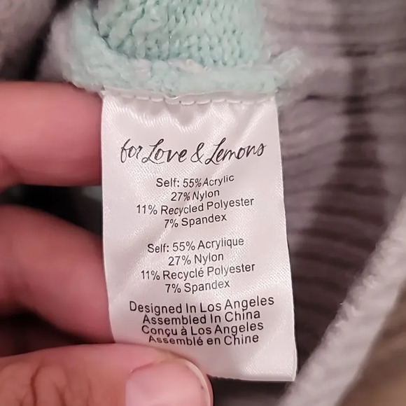 FOR Love & Lemons Maud Crop Sweater Vest - Picture 9 of 12